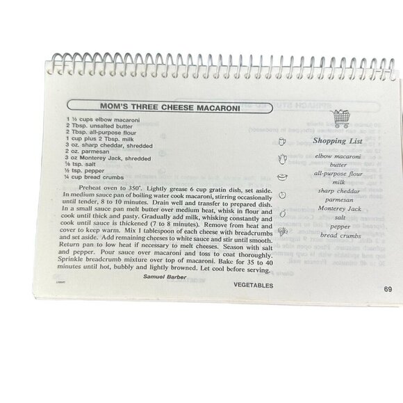 Vintage Cherished Recipes Cookbook Flora United Methodist Church Spiral Wire MS - Picture 9 of 11